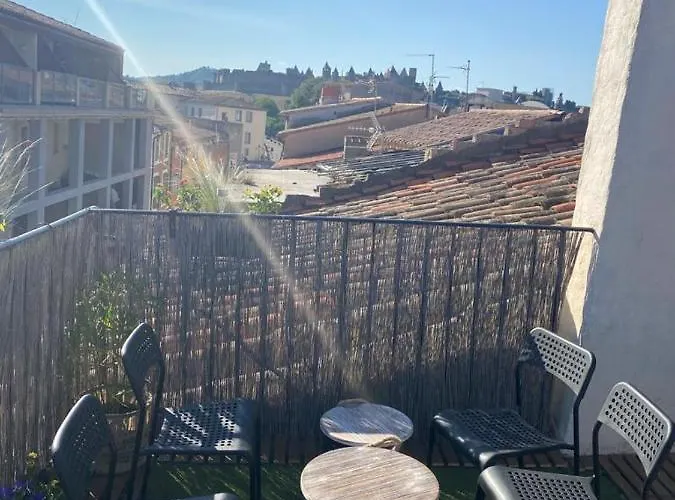 Rooftop Face à La Cité 'rfc' Carcassonne