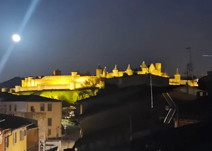 Rooftop Face A La Cite 'rfc' Carcassonne